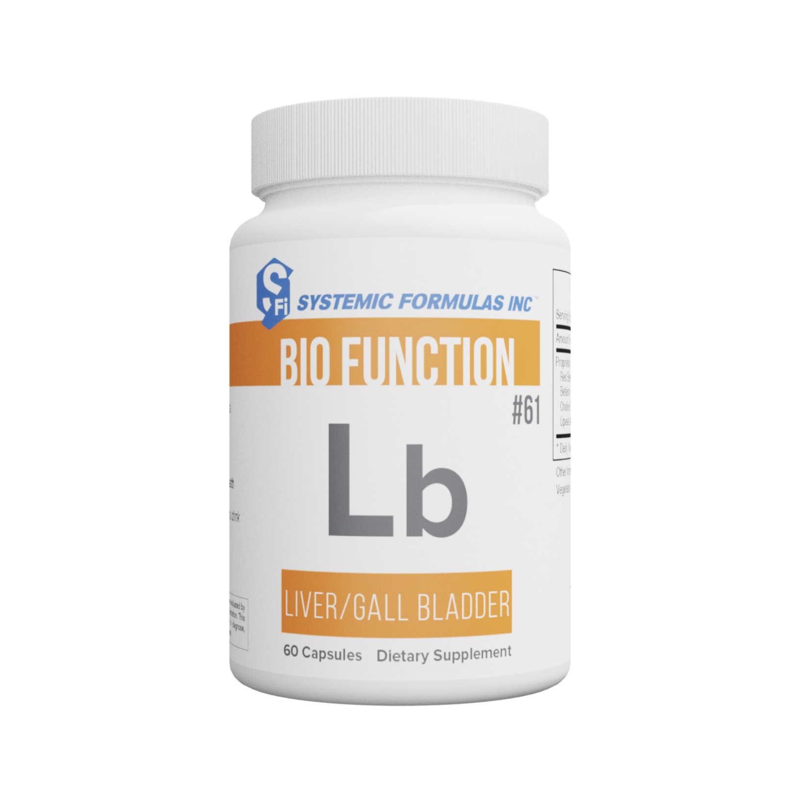 LB – LIVER/GALL BLADDER - SYSTEMIC FORMULAS
