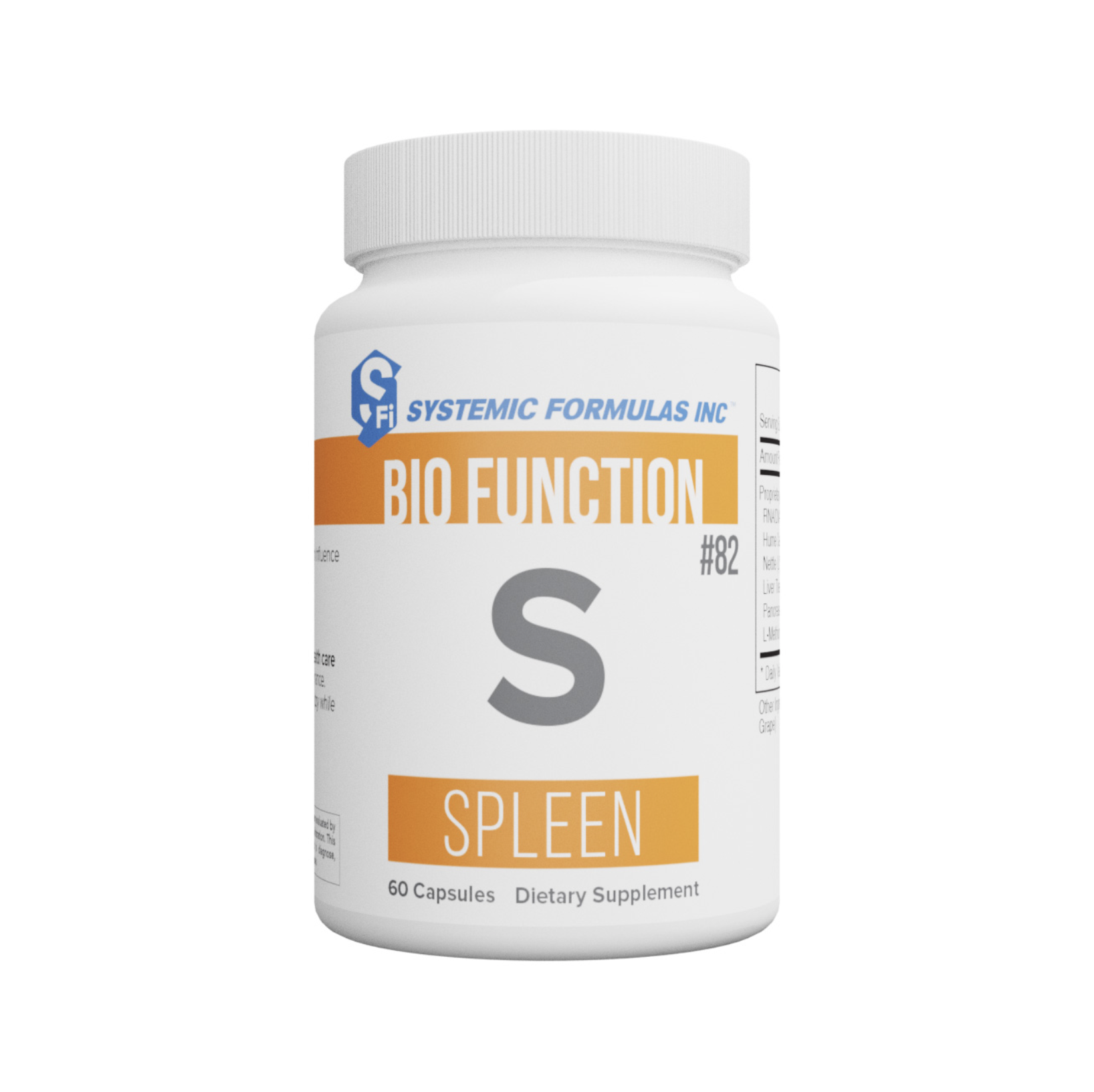S - SPLEEN - SYSTEMIC FORMULAS